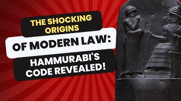 The Shocking Origins of Modern Law: Hammurabi