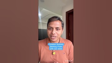 Complexe analyse #Live #csirnet #sbtechmath