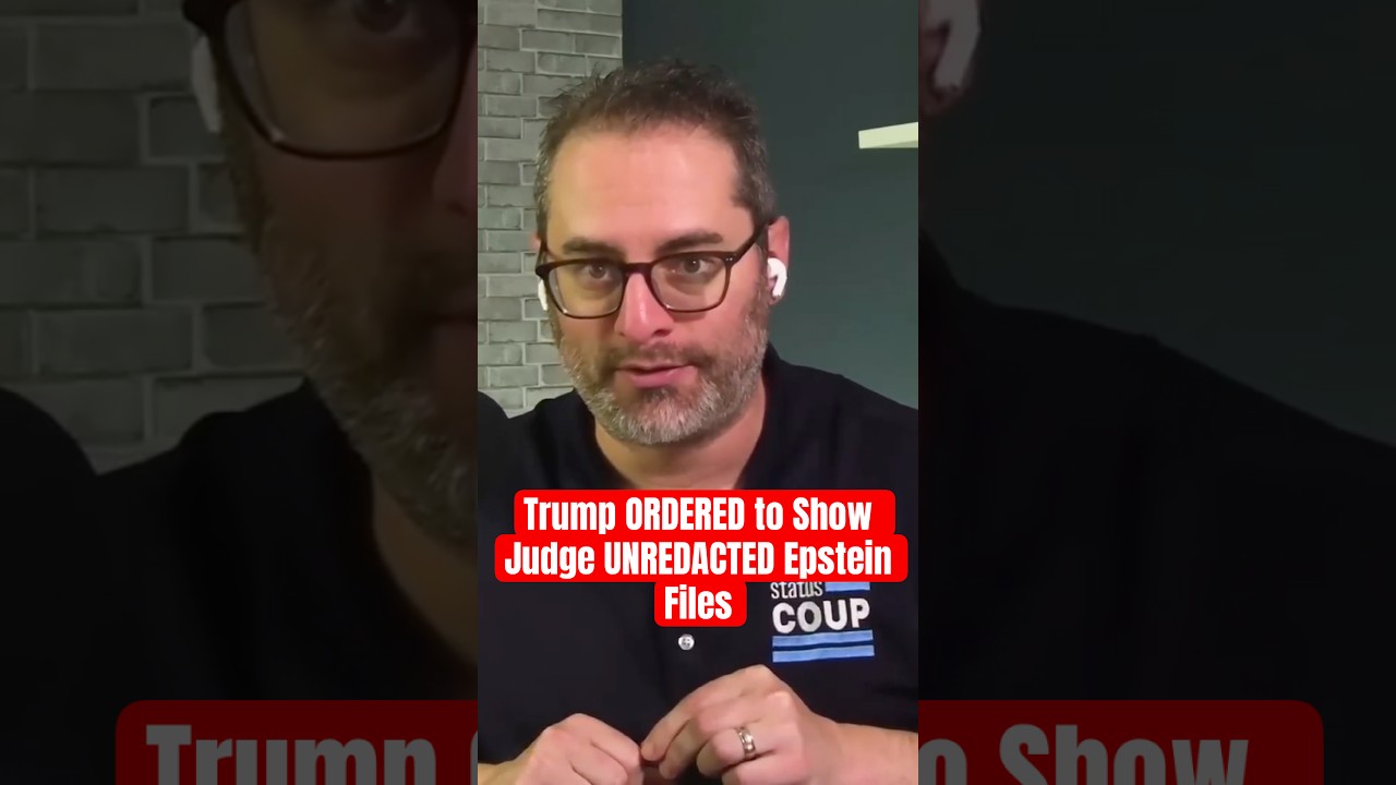 Trump ORDERED to Show Judge UNREDACTED Epstein Files #trump #epsteinfiles #news #statuscoup