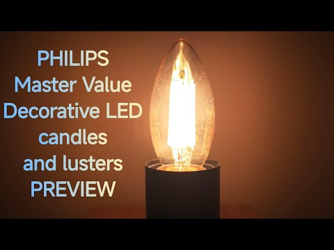 PHILIPS LED Decorative candle PREVIEW (MAS VLE LEDCandleD 6-40W E14 B35 SP G)