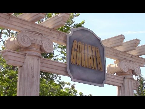 Βίντεο: Goliath - Review of the Six Flags Great America Coaster