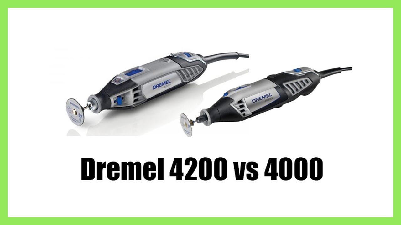 Foredom SR Series Rotary carver VS dremel 4000 Rotary tool. 