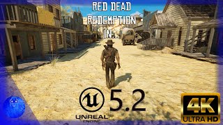 Unreal Engine 5.2 | A Red Dead Redemption Tribute #UnrealEngine5.2#RedDeadRedemption