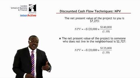 LSBF Global MBA - Lecture: Investment Appraisal Methods