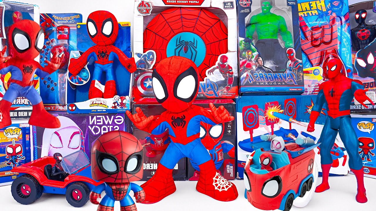Marvel Spiderman Toys Unboxing Review | Spider Man Bow & Arrow | Dino Webs Crawler | Spider Man Mask