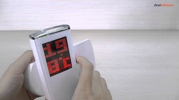 2.4" Backlit LCD Digital Projection Calendar Clock - DealExtreme