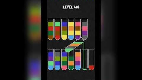 Water sort puzzle level 481