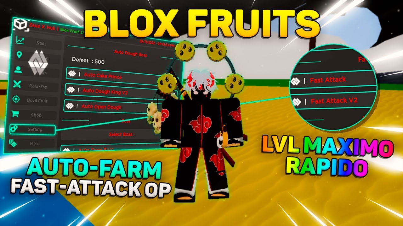 ROBLOX Blox Fruits SCRIPT Muito OP