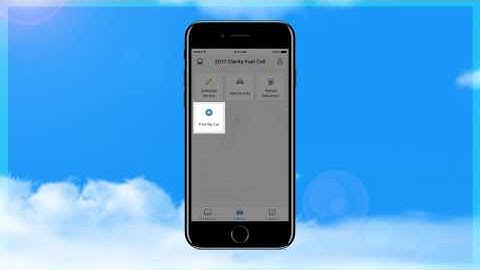 HondaLink® for Clarity Fuel Cell: Find My Car