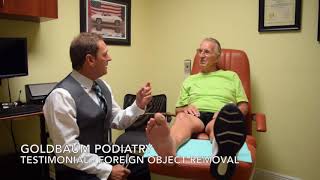 Goldbaum Podiatry: Foreign Object Removal