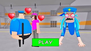 SECRET UPDATE | POLICE COP FALL IN LOVE WITH BABY POLICE GIRL? SCARY OBBY ROBLOX #roblox #obby