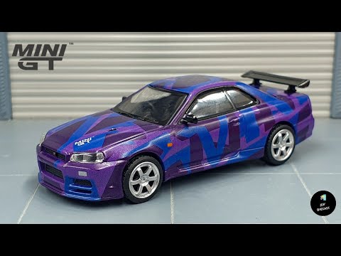 ミニカー HPI Nissan Skyline GT-R V-spec (R34) Nissan Skyline GT-R R34 V Spec II 5 Years Anniversary Model