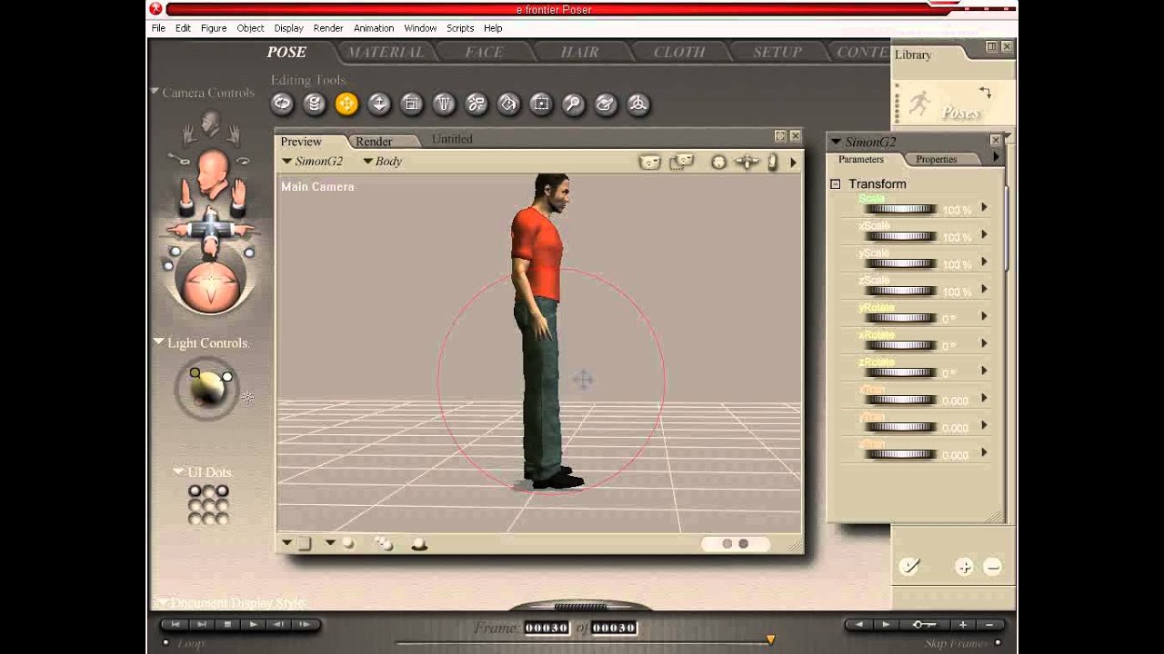 Discovering Poser, Animation - YouTube