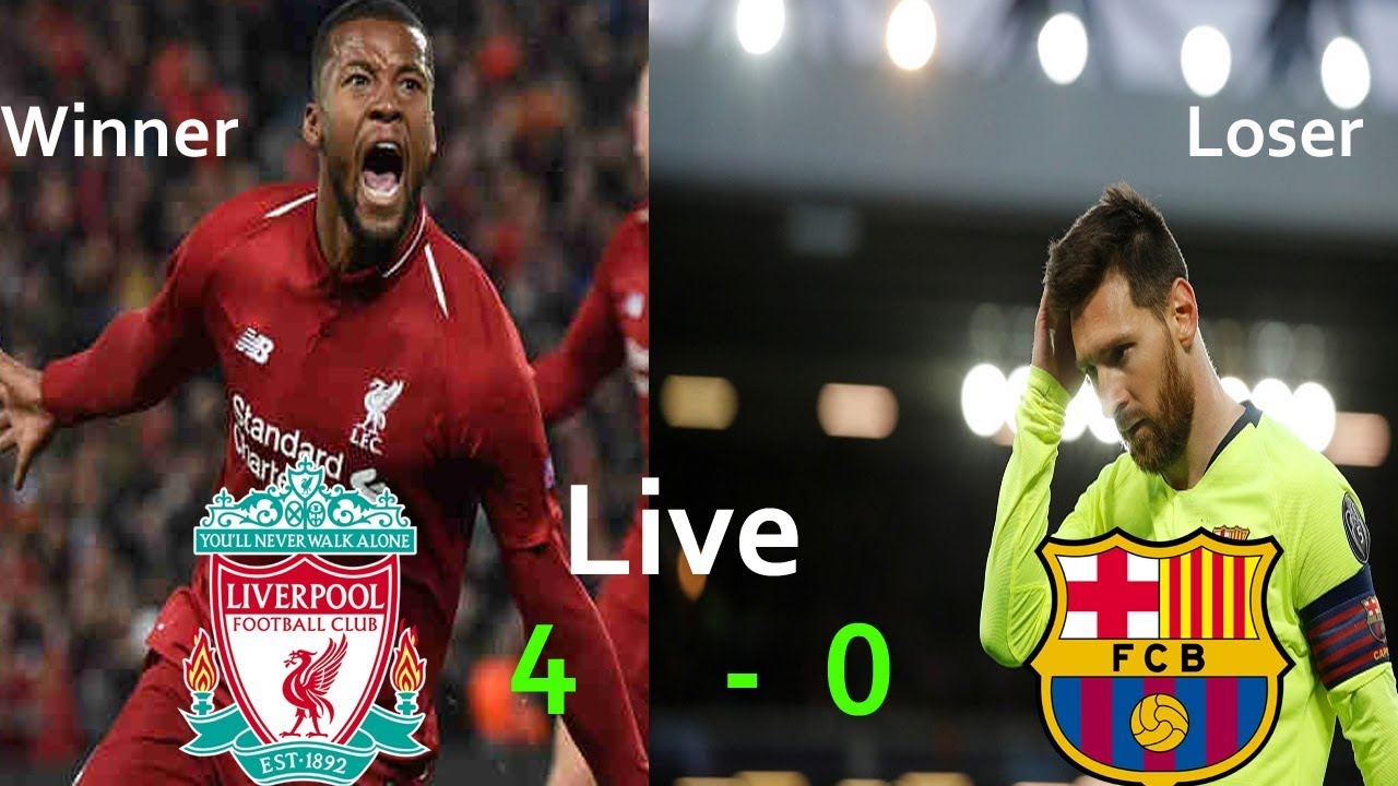 Liverpool v Barcelona 4-0 Champions League semi final 2019 top5u - YouTube