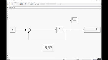 Simulink Real Time Sync Simulation Tutorial