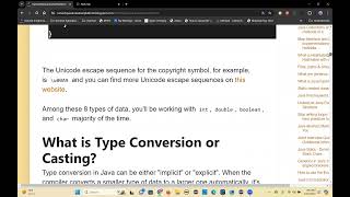 CoreJava Logical Unary OperatorsDemo Variable Types Final keyword APR 25 2024 Profile