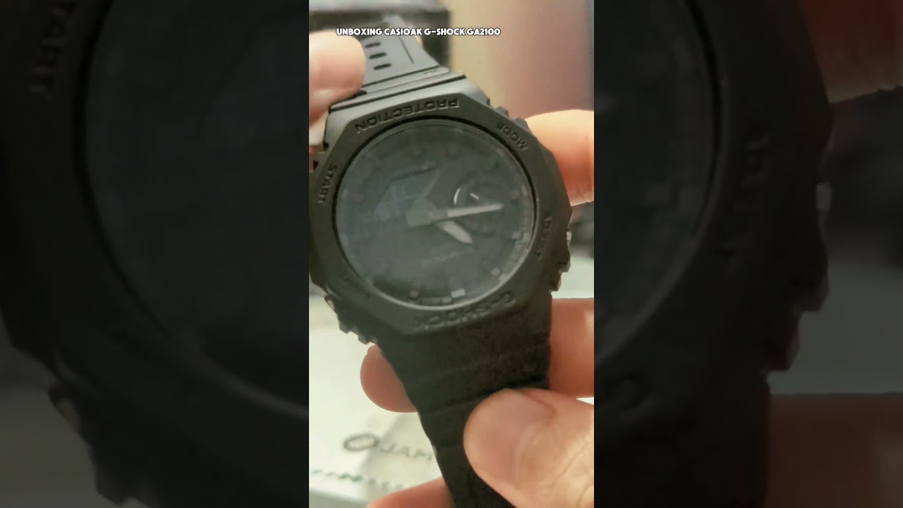 unboxing CasiOak G-Shock watch GA2100 #casiowatch #gshock