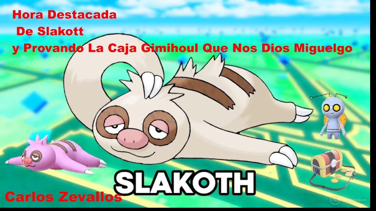 Shiny De Ruta Pokemon GO Hora Destacada De Slakott y ruta de shiny regionales - YouTube