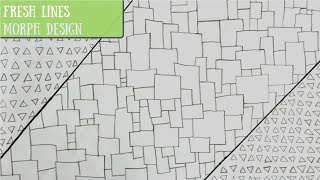 Rectangle & Separated Triangle Morph Design Time-lapse