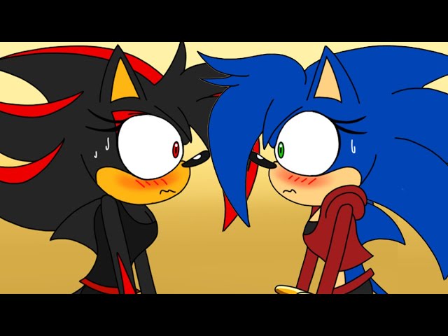 SONICA & SHADINA KISS SHADOW! [Sonic Comic Dub] 