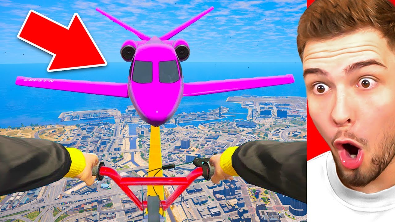 BMX vs. JET PARKOUR! (GTA 5)