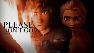 hiccup and elsa | please don't go