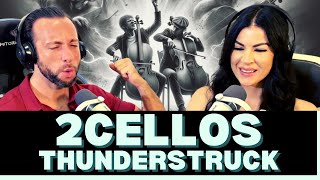THEY DID WHAT WITH THIS LEGENDARY SONG?! First Time Hearing 2CELLOS - Thunderstruck Reaction!