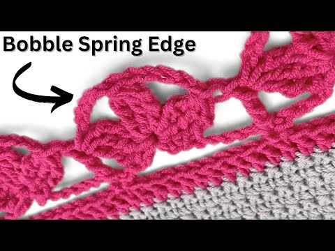 Bobble Spring Edge - Battaniye Bordür - Battaniye Kenar Fikirleri