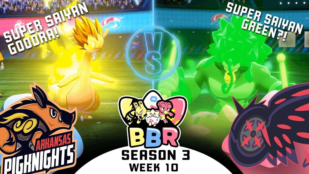 "Goodra Goes SSJ?!" - BBR S3W10 Battle Ark. Pigknights Vs Detroit Steel Wings in Sword and Shield!