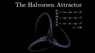 The Halvorsen Attractor in Desmos