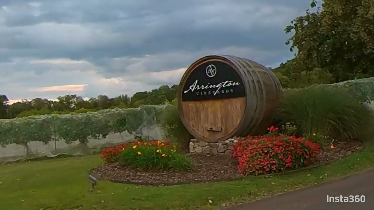 Cool Sunday afternoon drive to beautiful Arrington vineyards in Arrington TN!