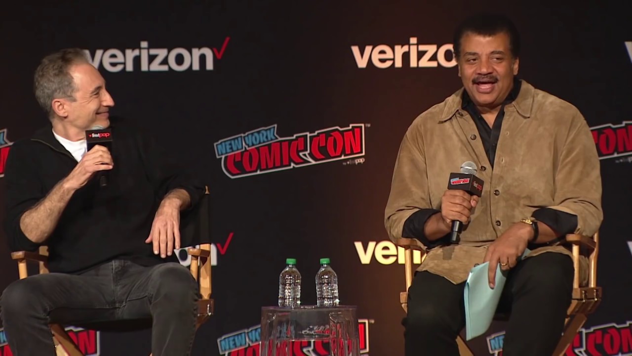 StarTalk NY Comic Con It s About Time Brian Greene Neil DeGrasse Startalk ny comic con it s about time brian greene neil degrasse