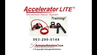 AGS Accelerator LITE Windshield Repair Kit Training Video 2020