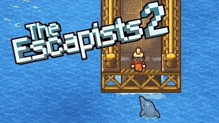 TAMING a DOLPHIN and Riding it to FREEDOM! - The Escapists 2 Gameplay