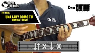 Miniatura de "Cómo tocar Una Lady Como Tu de Manuel Turizo en Guitarra | Tutorial + PDF GRATIS"