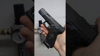 Custom Glock Build. Full frame rework, engraving, slide cutting, and Cerakote.