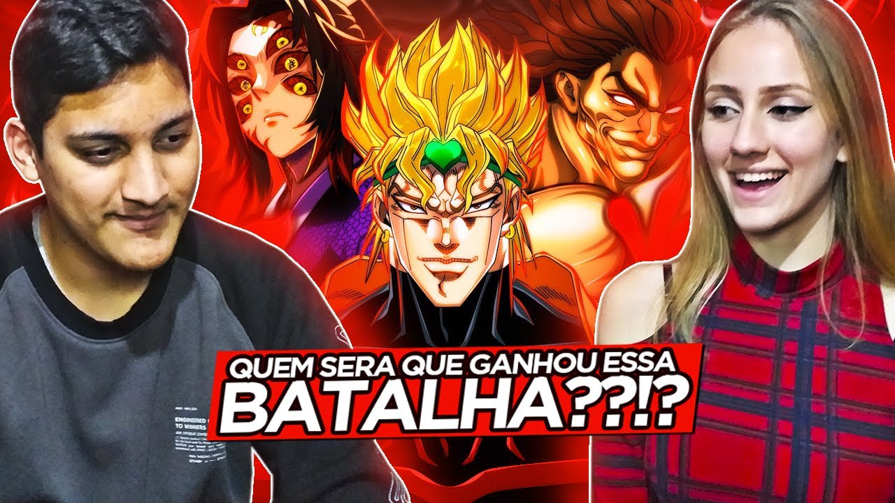 REACT - Yujiro VS. Dio VS. Kokushibo VS. Sukuna: O MAIS FORTE SOU EU | Combate de Rimas (ProdTander)