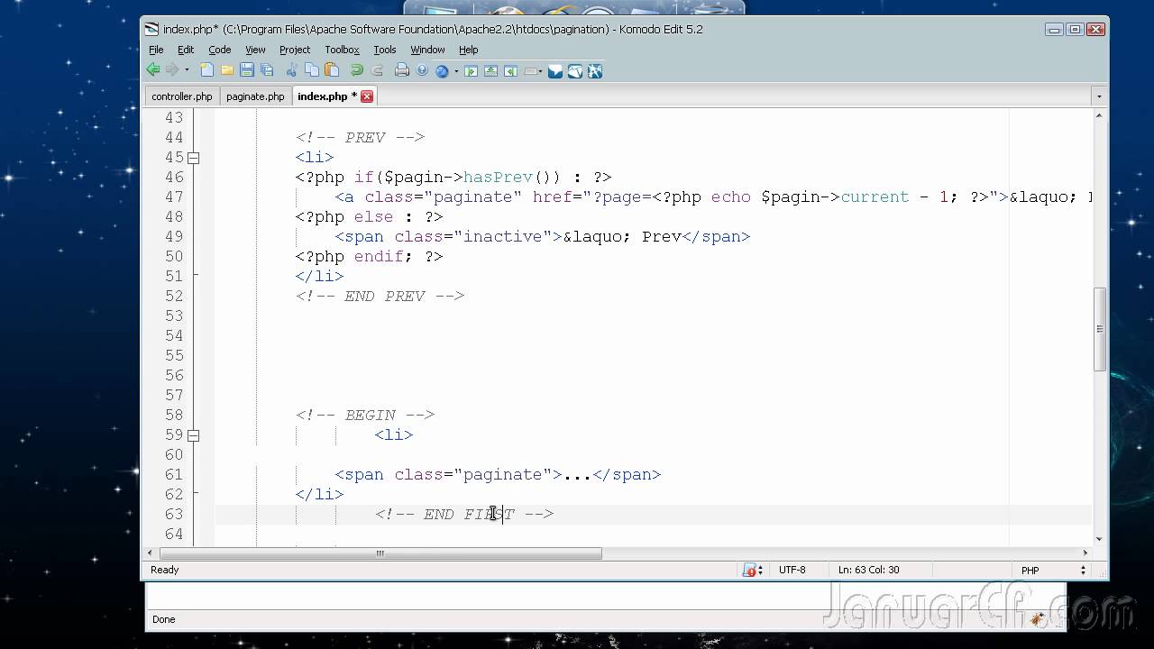 PHP Pagination #8 : membuat link first, previous, next dan last ... PHP Pagination #8 : membuat link first, previous, next dan last ...