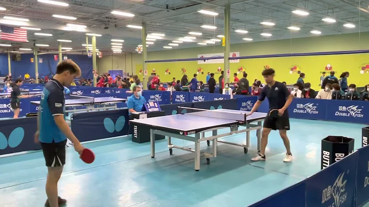 Jordan vs Edward 2022 Table Tennis Canada champion...