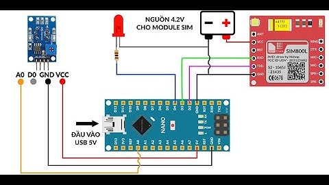 Cảnh báo khí gas bằng module sim và arduino (video demo)