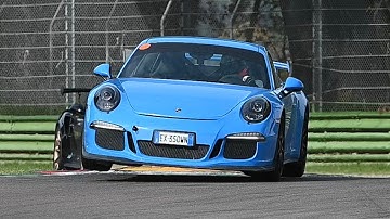 Porsche 991 Gt3 @ Imola - best lap & battle