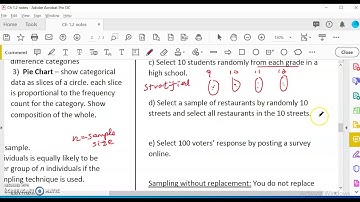 OpenStax Intro Stats Ch 1.2 Sampling Methods
