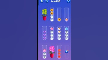 Blossom Sort Level 38 – Smart Puzzle Solution 🌸✨