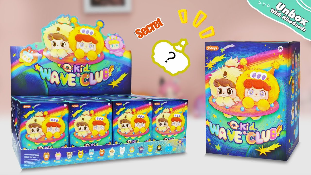 Распаковка мини-плюшевой куклы Q.Kid из серии Wave Club 