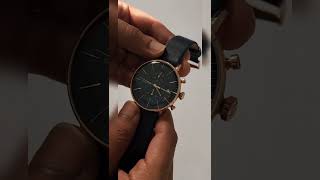 An Infinity Display Watch With Blue Dial And D Touch.