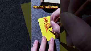 Hand-Drawn by a Taoist Master: Wealth Talisman Necklace #fengshui #protectiontalisman #jewelry