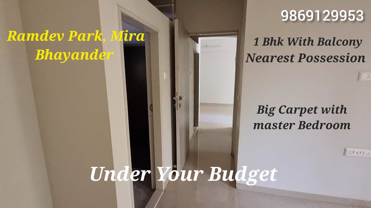 1 BHK In Mira Road / Ramdev Park / Janki Legacy / Near Possession / Under Budget / Budget House