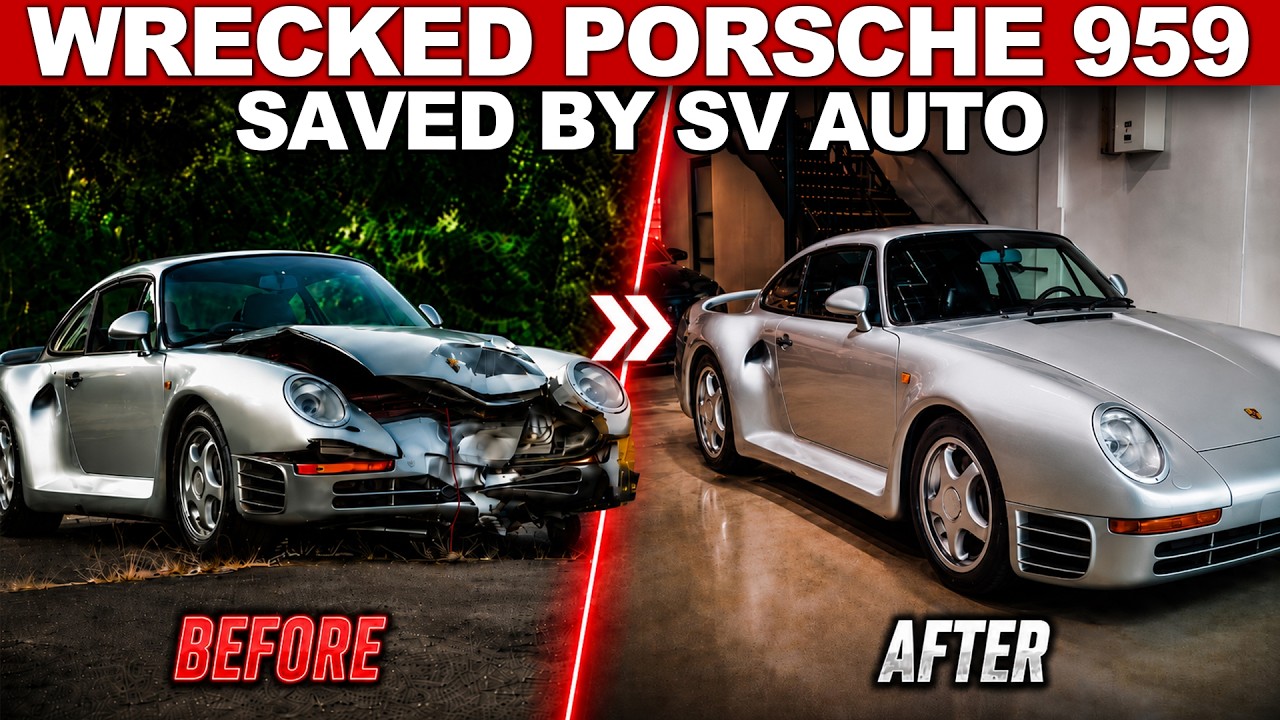 SV Auto Bought A Wrecked Porsche 959 At Auction & Made It Perfect | Capturing Car Culture