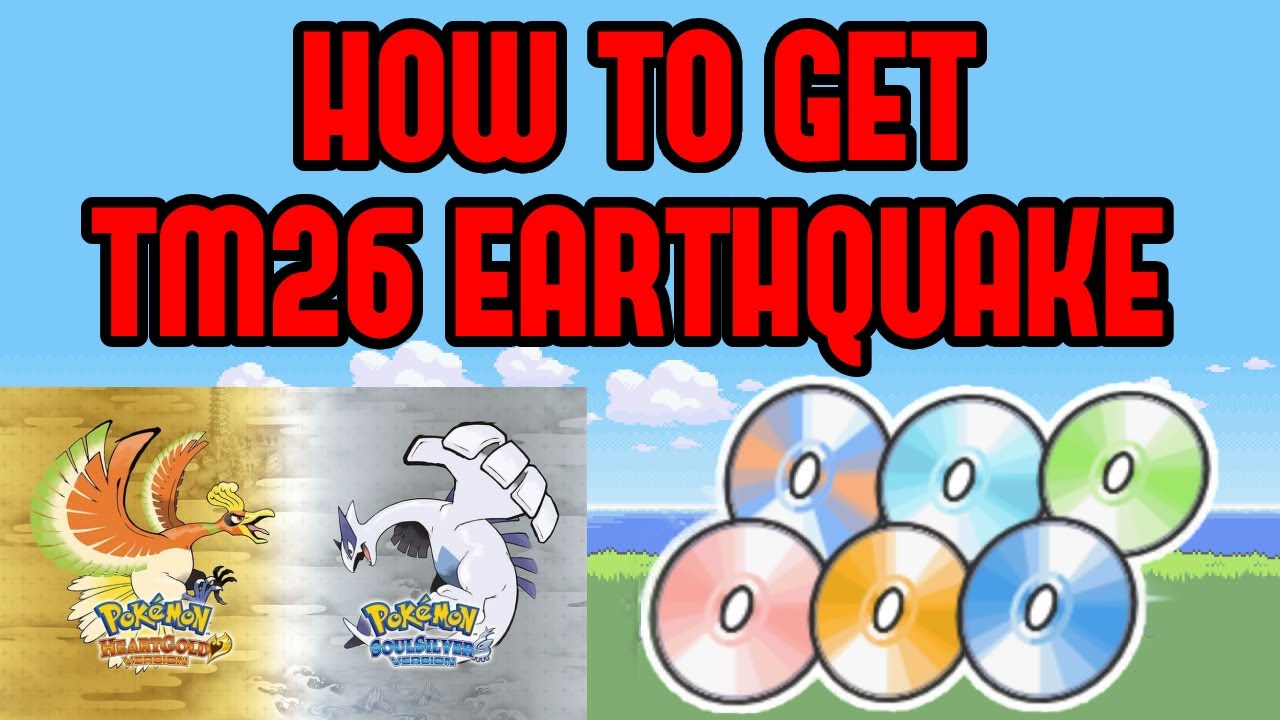 How To Get The Tm26 Earthquake In Pokemon Heartgold/Soulsilver