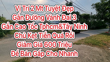 Ngộp Ngân hàng nên giảm giá để bán nhanh đất thổ cư 2 Mt tuyệt đẹp Củ Chi giáp Hóc Môn